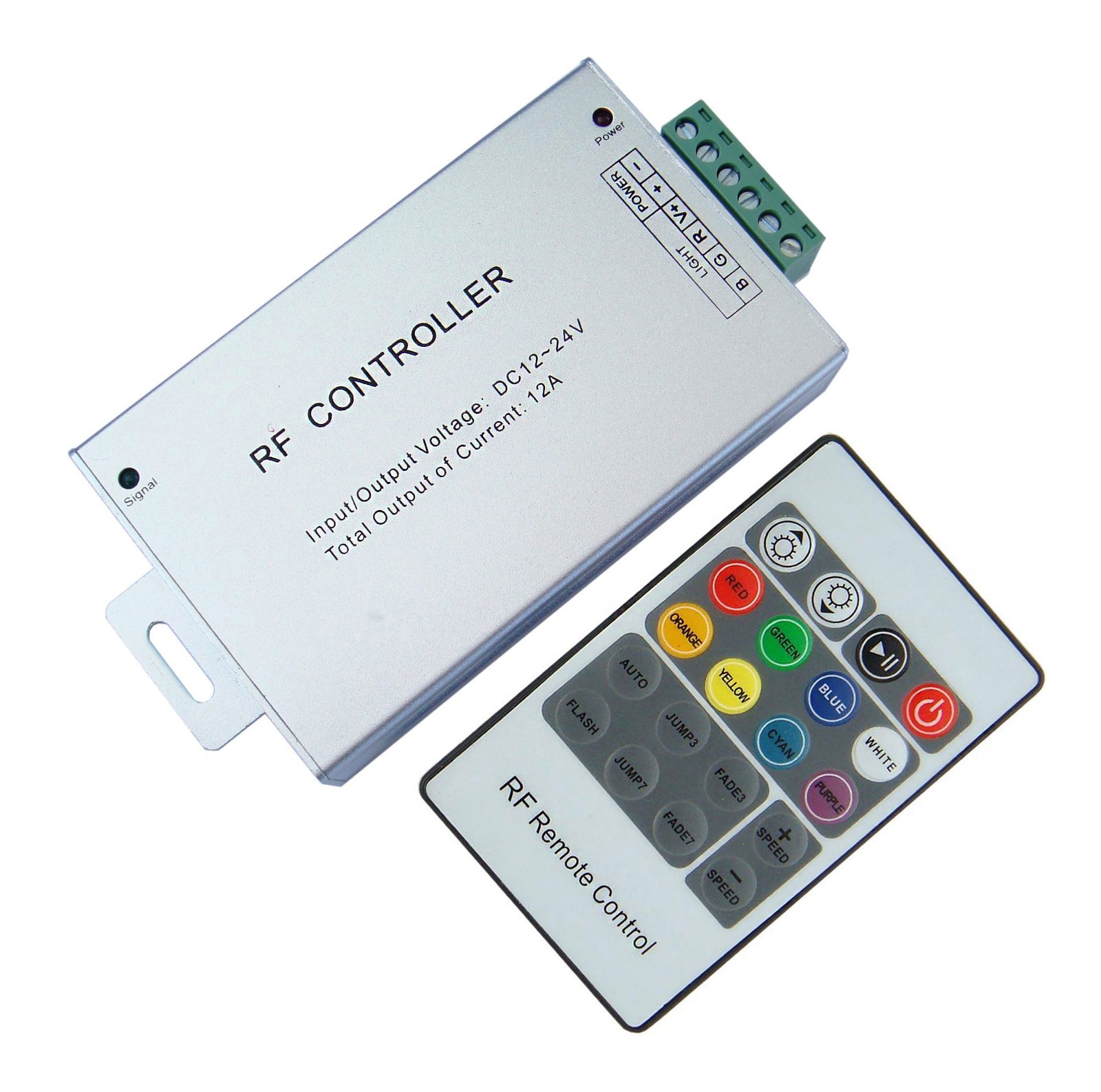 multi color led system car remote controller