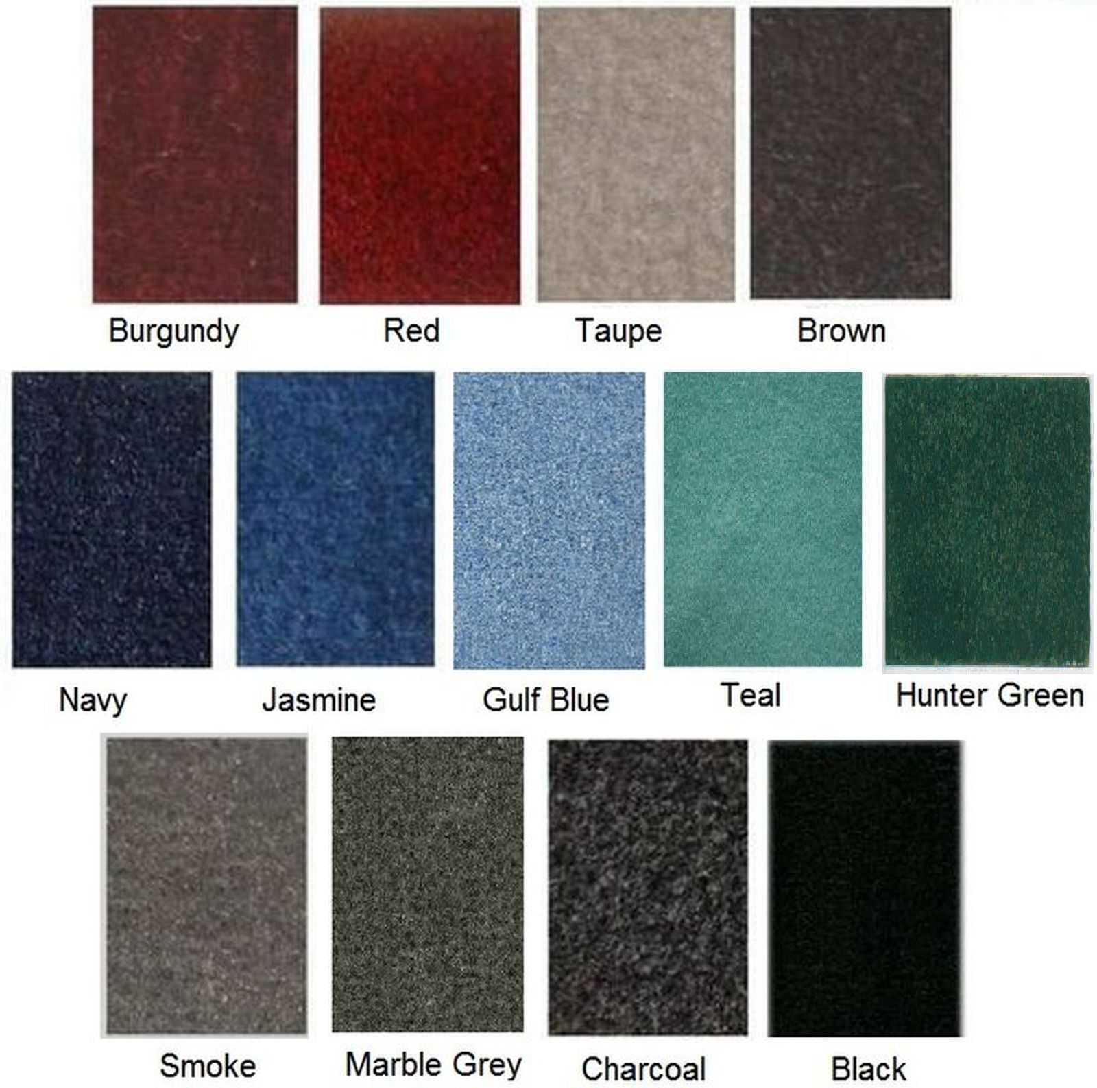 20 OZ Cutpile BOAT BASS BOAT CARPET COLOR OF YOUR CHOICE! eBay