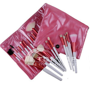 Makeup Brush  on 20 Pcs Professional Makeup Brush Set Kit   Pouch Bag   Ebay