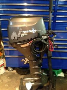 Used nissan 9.9 hp outboard #9