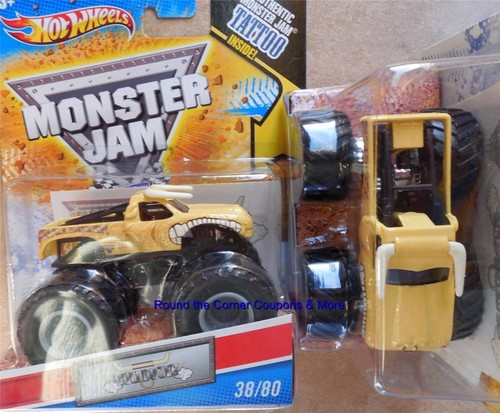 Hot wheels bulldozer monster truck