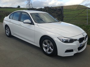 Bmw 320d m sport white #6