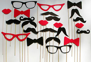  Wedding Photo Booth on 24 Diy Photo Booth Props Mustache On A Stick Party Moustache Wedding