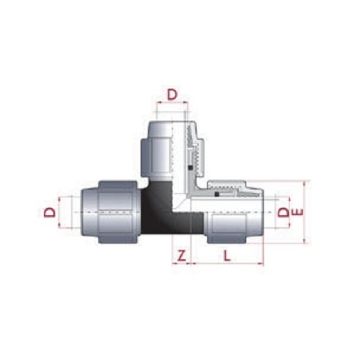 25-mm-PE-Rohr-T-Stueck-TOP-QUALITAT-Nr-297