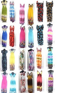 Cheap Maxi Dress on 25 Pcs Wholesale Maxi Dresses Beach Long Dress Bulk Cheap Ship From Us