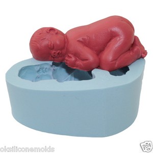 Fondant Sleeping Baby