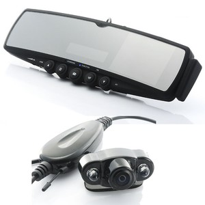 view Mirror Monitor Wireless Parking Reverse 