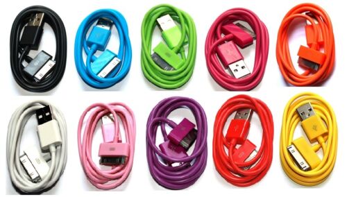 3 FT 6 FT 10 FT Color USB 2.0 Sync/Data Charging Cable Cord iphone4 4S iPodS in Cell Phones & Accessories, Other | eBay