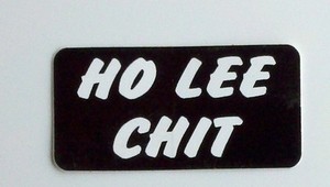 HO Lee Chit Hard Hat Toolbox Funny Lunch Box Helmet Sticker | eBay