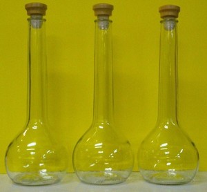 3 x Flasche 0,5L leer mit Korken leere Flaschen ...