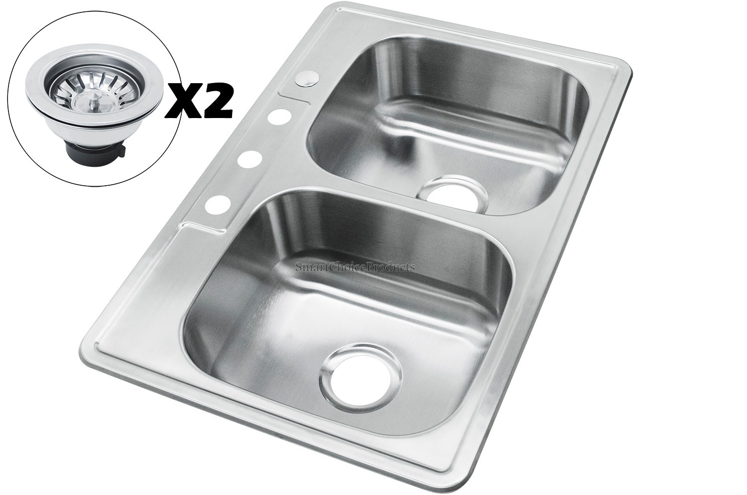 New - Undermount Equal Double Stainless Kichen bunda-daffa.com