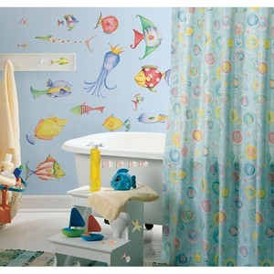 35 New Sea Creatures Wall Decals Tropical Fish Bathroom