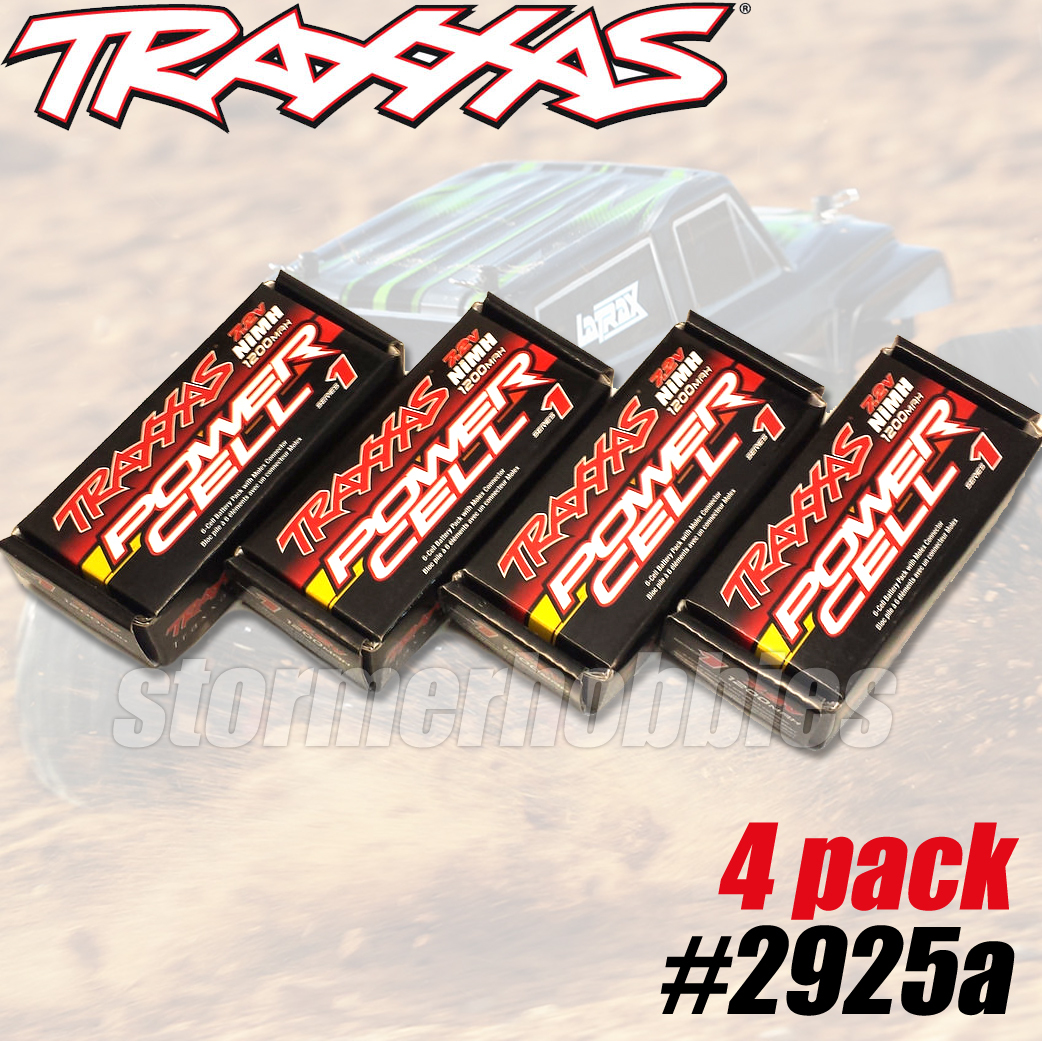 (4-PACK) of Traxxas 2925A 7.2V 1200mAh NiMH Battery Packs w/Molex LaTrax SST | eBay