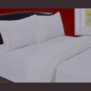 Piece Embroidered Fitted Sheet Set 10" Deep Pocket Queen Size | eBay
