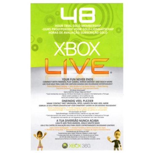 14 Day Xbox 360 XBL Live Gold Membership Code Trial 1/2 Month (336 Hour ...