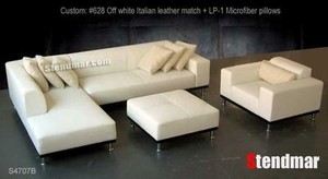 4PC MODERN EURO DESIGN LEATHER SECTIONAL SOFA S4706B