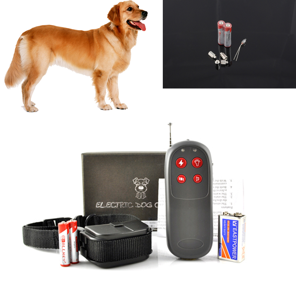 SMALL LITTLE REMOTE DOG TRAINING SHOCK SOUND VIBRATION COLLAR