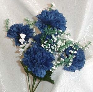Silk Flower Petals on Navy Blue Marine Silk Wedding Flowers Bouquets Centerpieces   Ebay