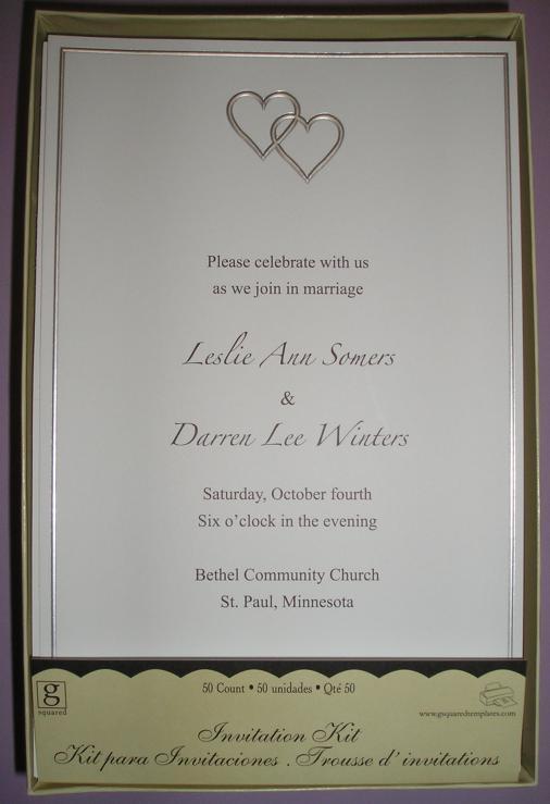 50 Personalized Custom Silver Hearts Heart Wedding Invitations Set eBay