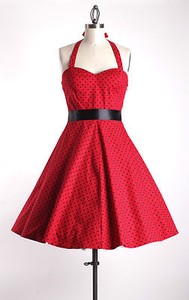 Black Polka  Dress on Black Plussize 3x Vintage Rockabilly Pinup Retro Polka Dot Swing Dress
