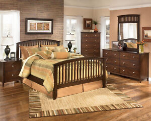 5Pc Contemporary Espresso Brown King Sleigh Bed Bedroom Set Furniture