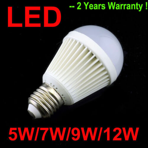 5W/7W/9W/12W E27 LED Bulb White/Warm Light LED Lamp Bulb Bright Energy Saving in Home & Garden, Lamps, Lighting & Ceiling Fans, Light Bulbs | eBay
