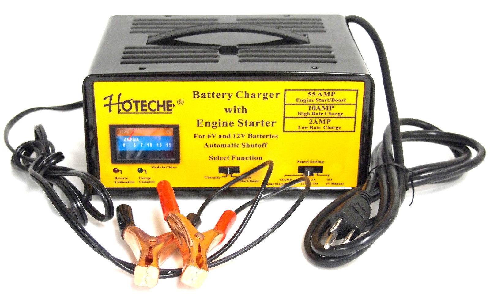 6 12 volt battery charger starter 1 amp