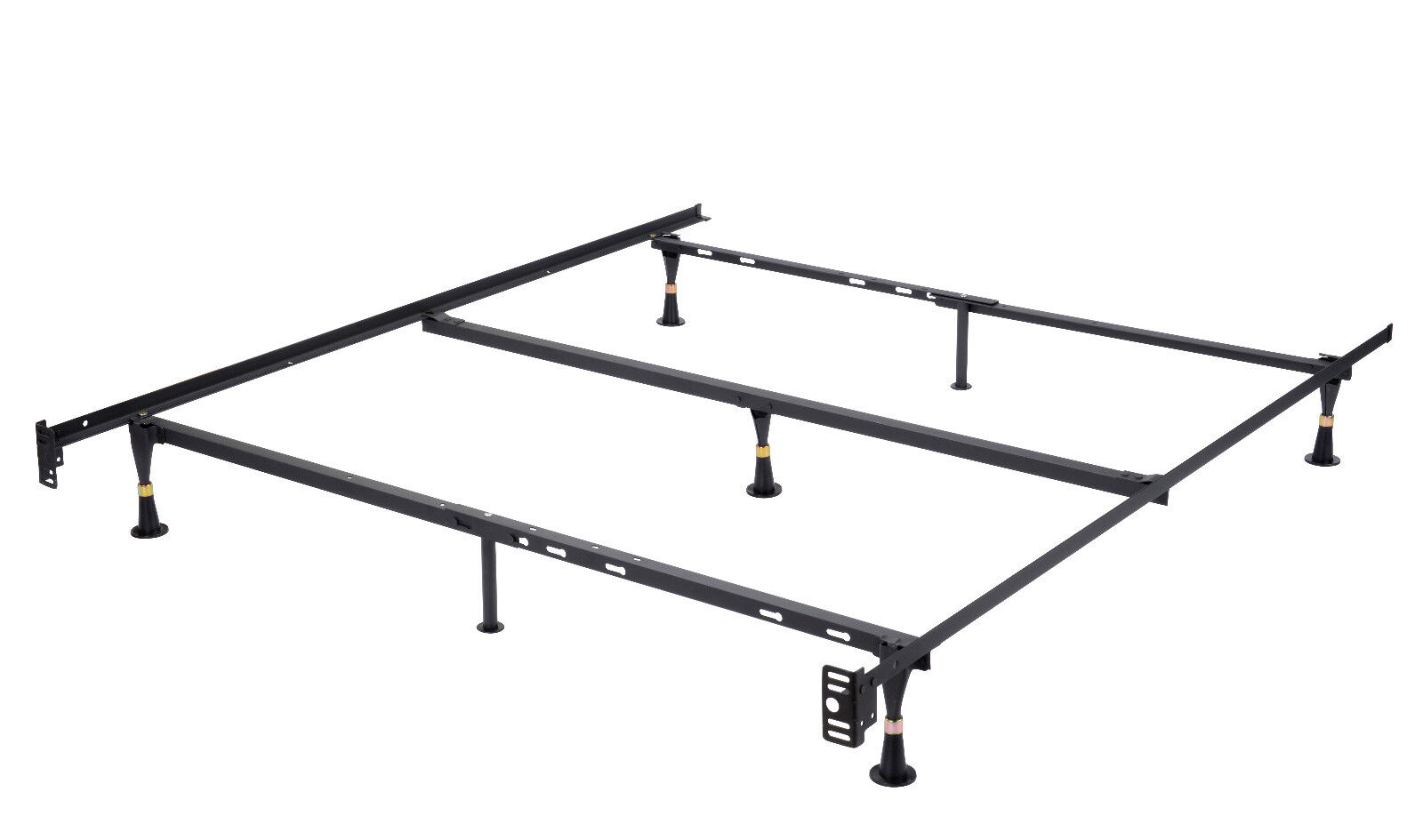 Details about 7Leg Heavy Duty Metal Queen Size Bed Frame with Center 
