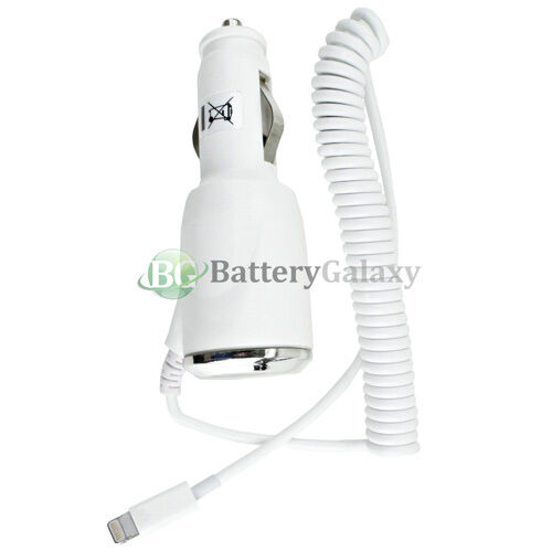 8 Pin Rapid Fast Travel Battery Car Charger Adapter for Apple iPhone 5 5G 5S