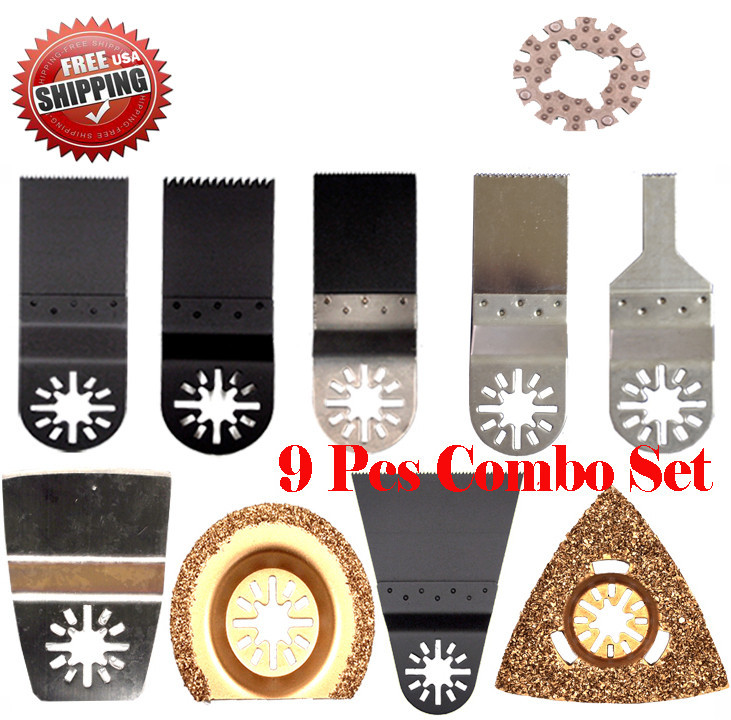 9+adapter Oscillating MultiTool Saw Blade For Rockwell Sonicrafter