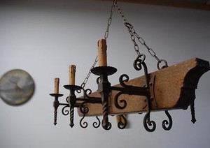 Wood  Wrought used French   6 vintage chandelier Light Castle Vintage eBay Iron Chandelier