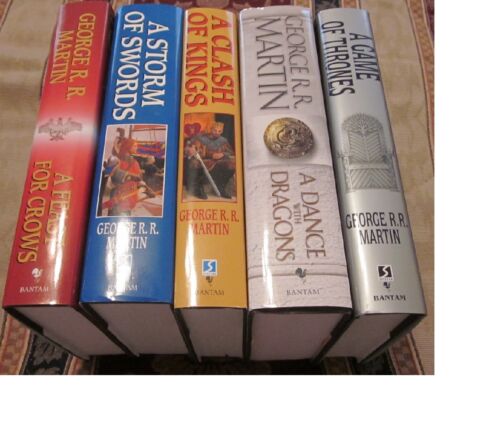 A SONG OF FIRE AND ICE (FIVE Hardcover books) by George R.R. Martin~NEW~HC/DJ in Books, Fiction & Literature | eBay