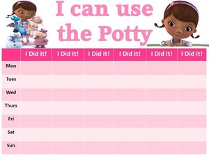 Huggies Potty Training Reward Chart