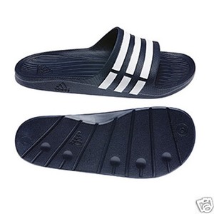 ADIDAS DURAMO SLIDE MENS FLIP FLOPSSANDALS BLUE SIZES:6-18 | eBay