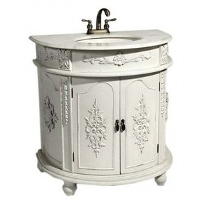 Bathroom Vanity Units on White Shabby Chic French Bathroom Vanity Unit Sink Drawers   Ebay