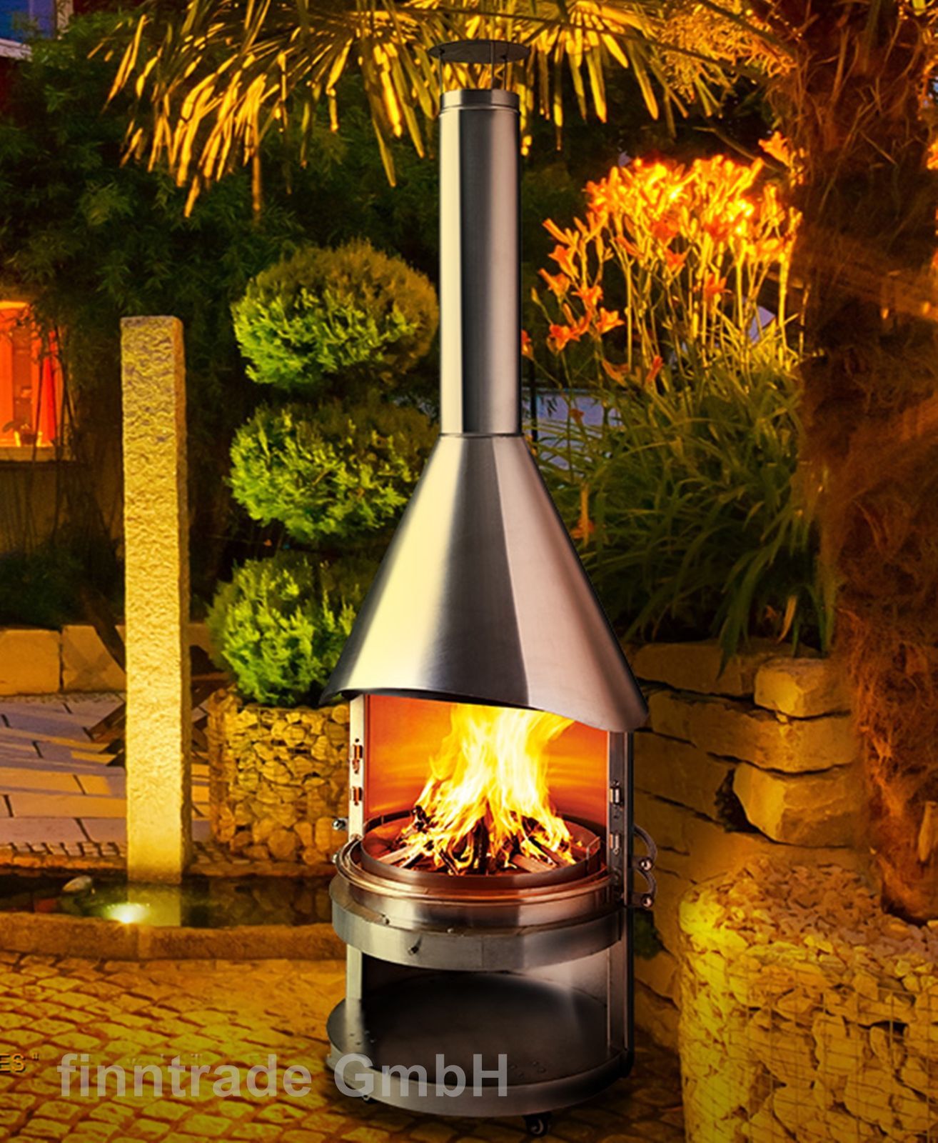ASADO Gran Fuego ES Gartenkamin Edelstahl u00d8 80 Grillkamin ASADO Gran Fuego ES Gartenkamin Edelstahl u00d8 80 Grillkamin