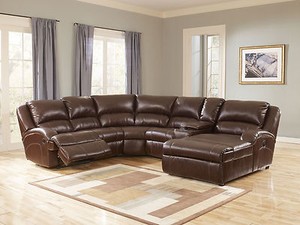 Cheap Living Room Furniture Sets on Living Room On Bonded Leather Recliner Sofa Couch Chaise Sectional Set
