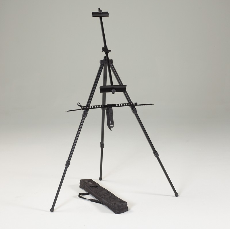 Aluminum 4 in Art Easel Watercolor Acrylic Oil Field Studio Table Top Metal eBay