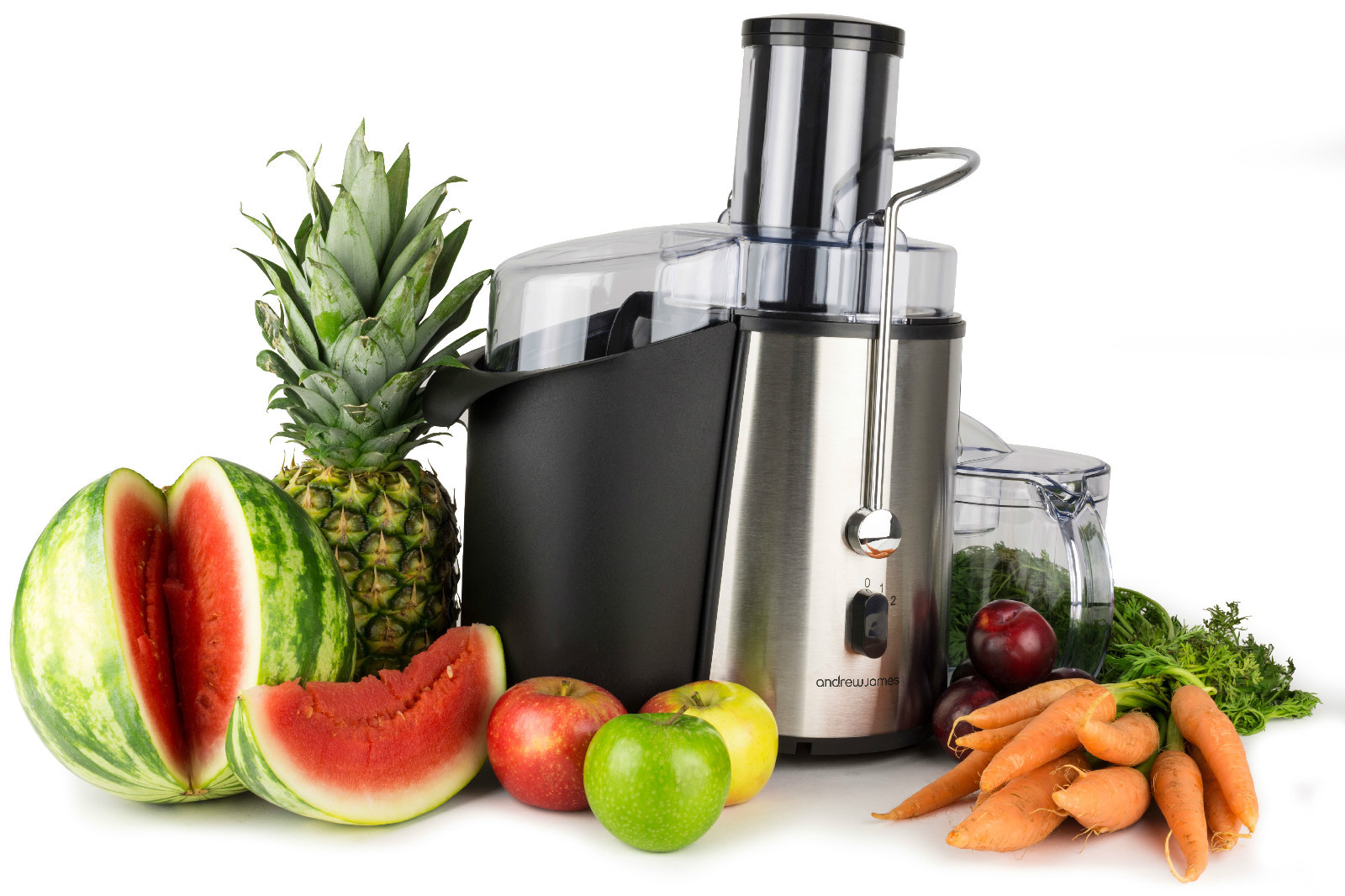 Andrew James Professional Power Juicer Stainless Steel eBay
