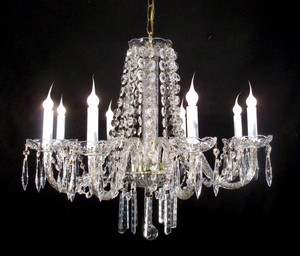 Lamp Light Fixture crystals  Vintage Chandelier antique   End Ceiling Crystal Antique vintage High chandelier