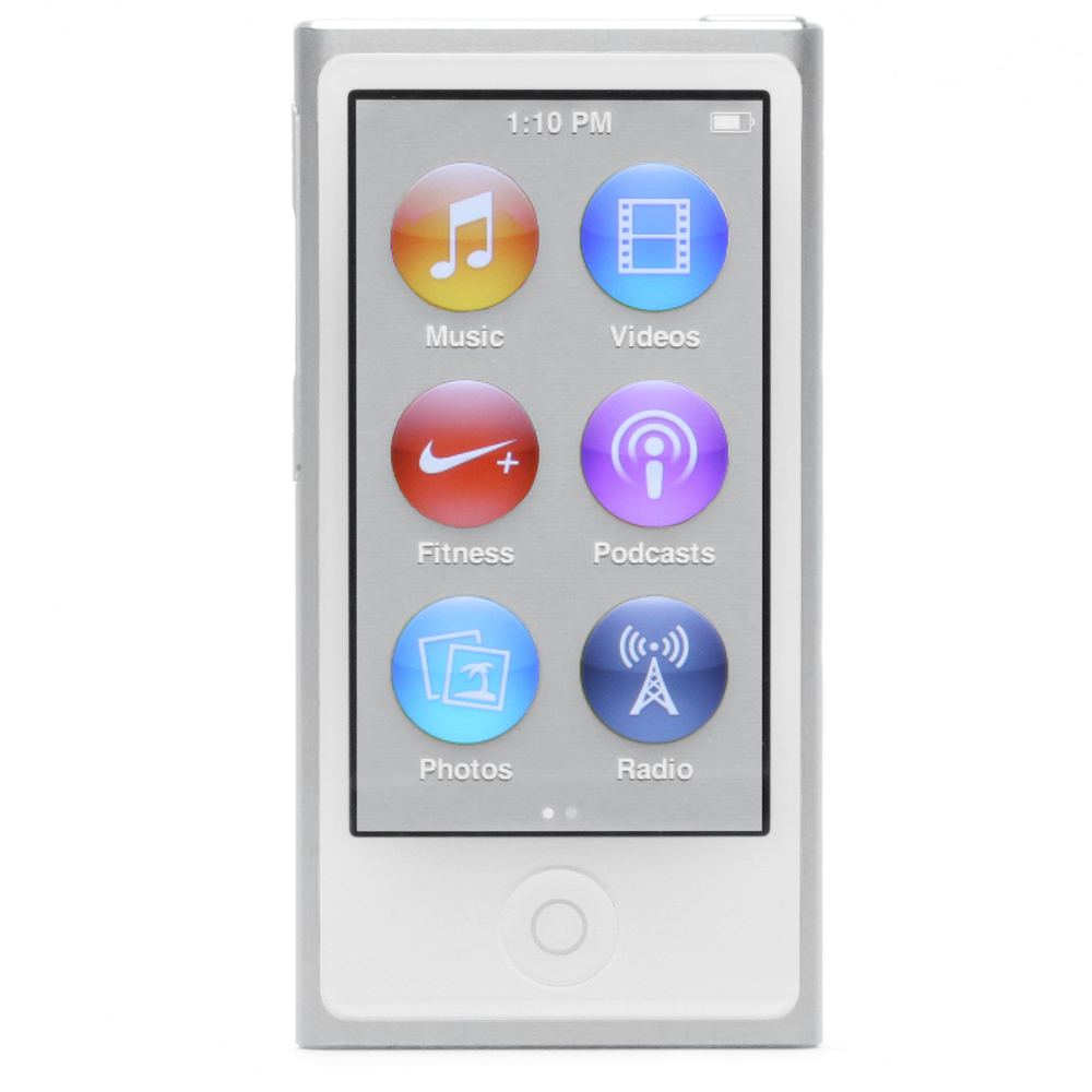Apple iPod nano 7th Generation SILVER 16 GB Latest Model FM Radio