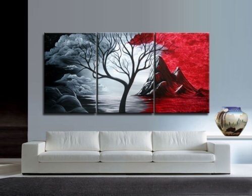 Asian style Modern Abstract Huge Art Oil Painting Canvas Large Tree in Art, Art from Dealers & Resellers, Paintings | eBay