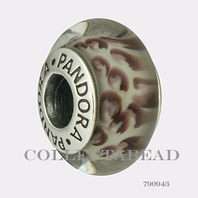 Pandora Snow Leopard Glass