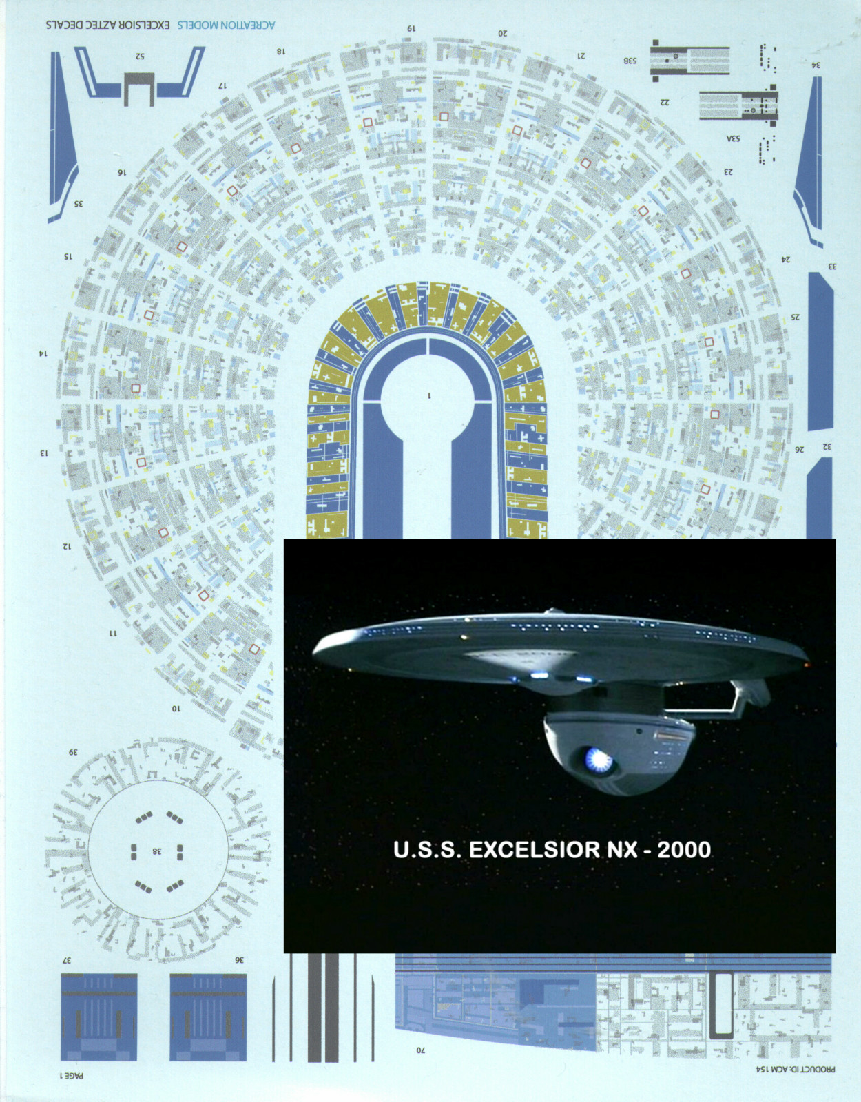 aztec-decals-for-the-star-trek-execelsior-1-1000-scale-model-ebay