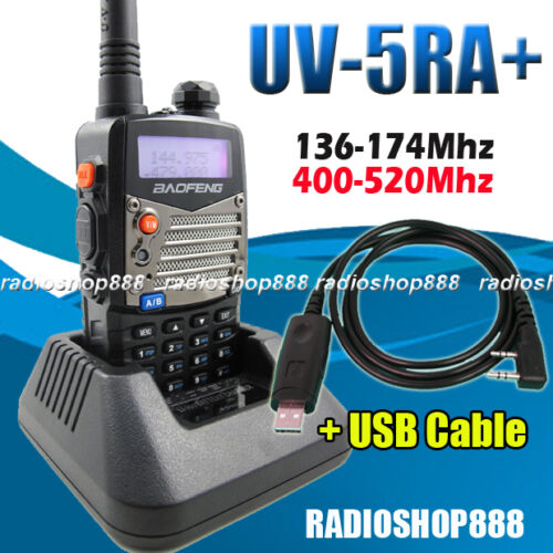 BAOFENG UV-5RA+Plus Dual Band U/V Radio 136-174/400-520Mhz handheld UV5R +6-034 in Consumer Electronics, Radio Communication, Ham, Amateur Radio | eBay