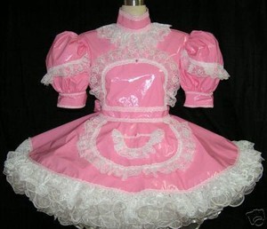  Dress on Bbt Pvc Adult Sissy Maid Dress   Ebay