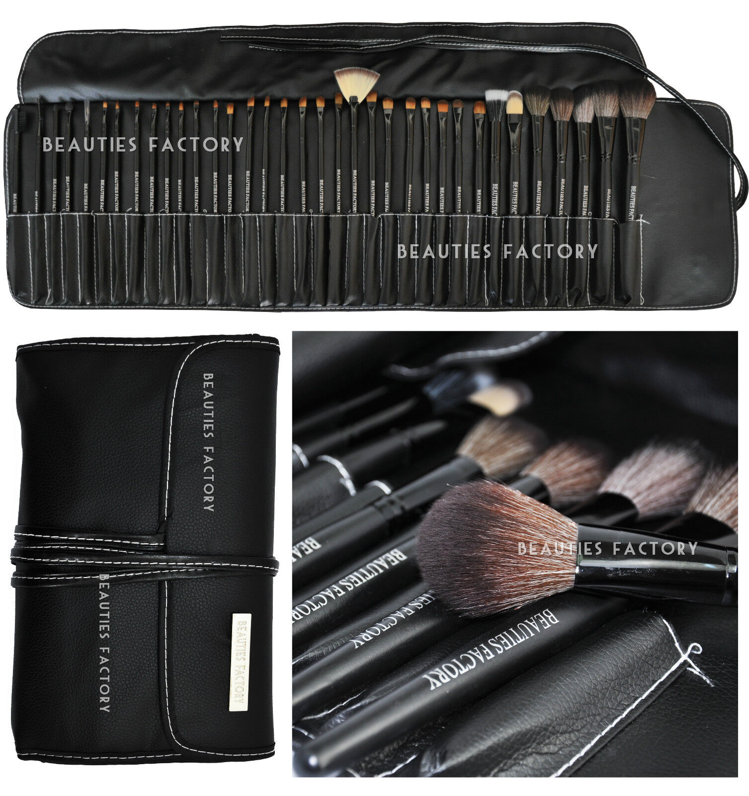 BF 35 pcs Professional Makeup Brushes Set (All-Time Artist Pure Black) #811