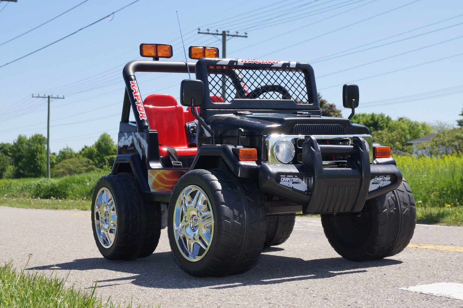 Kids power jeep