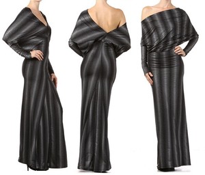 Convertible Dress on Way Reversible Plunging Convertible Maxi Dress One Shoulder   Ebay