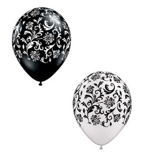 Damask Balloons